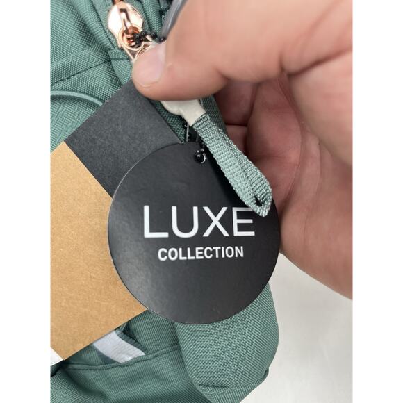 The North Face Jester Crossbody Luxe Bag Dark Sage(Green)/Burnt Gold New W Tags - Picture 7 of 11